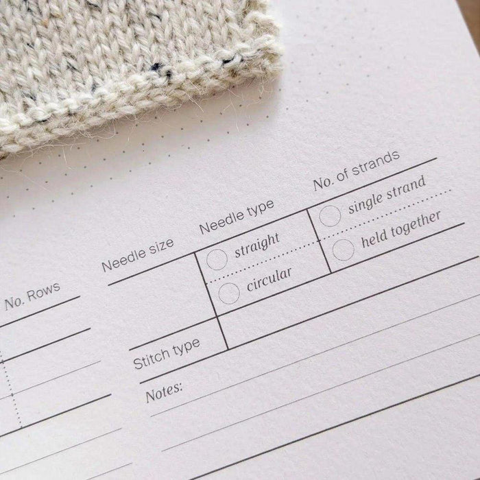 Knit Notes Record / A4-needles & accessories-Knit Notes-Up to 2 Yarns-Single-Wild & Woolly Yarns