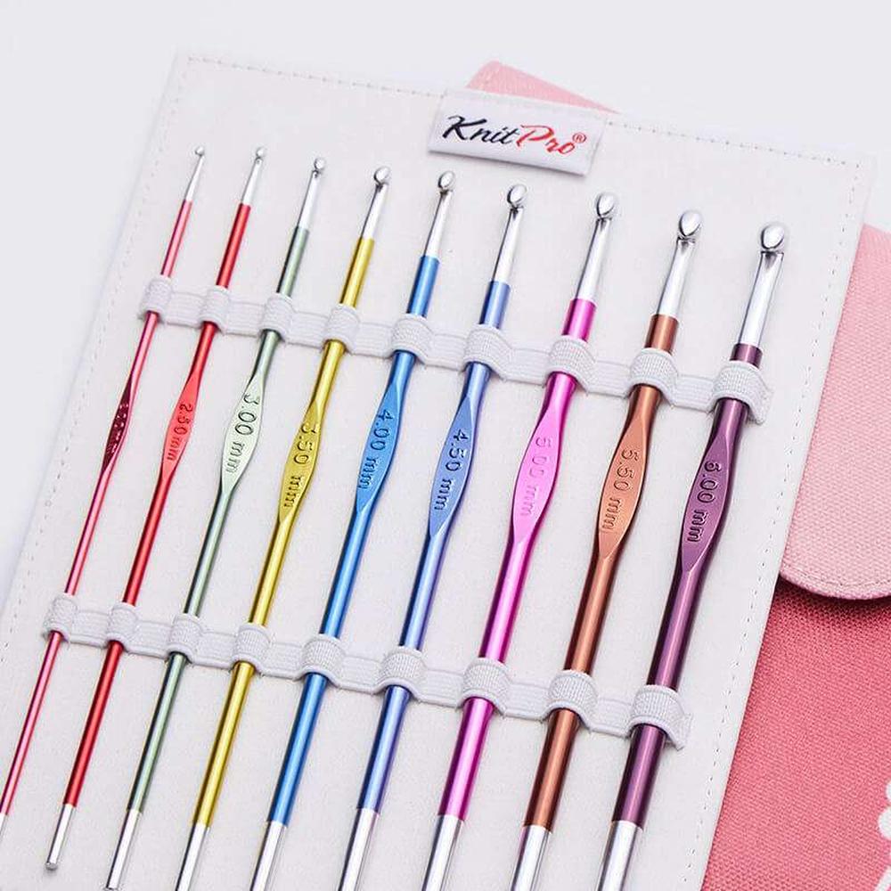 KnitPro Zing Crochet Hook Set-Needles & Accessories-Trendy Trims-Wild & Woolly Yarns