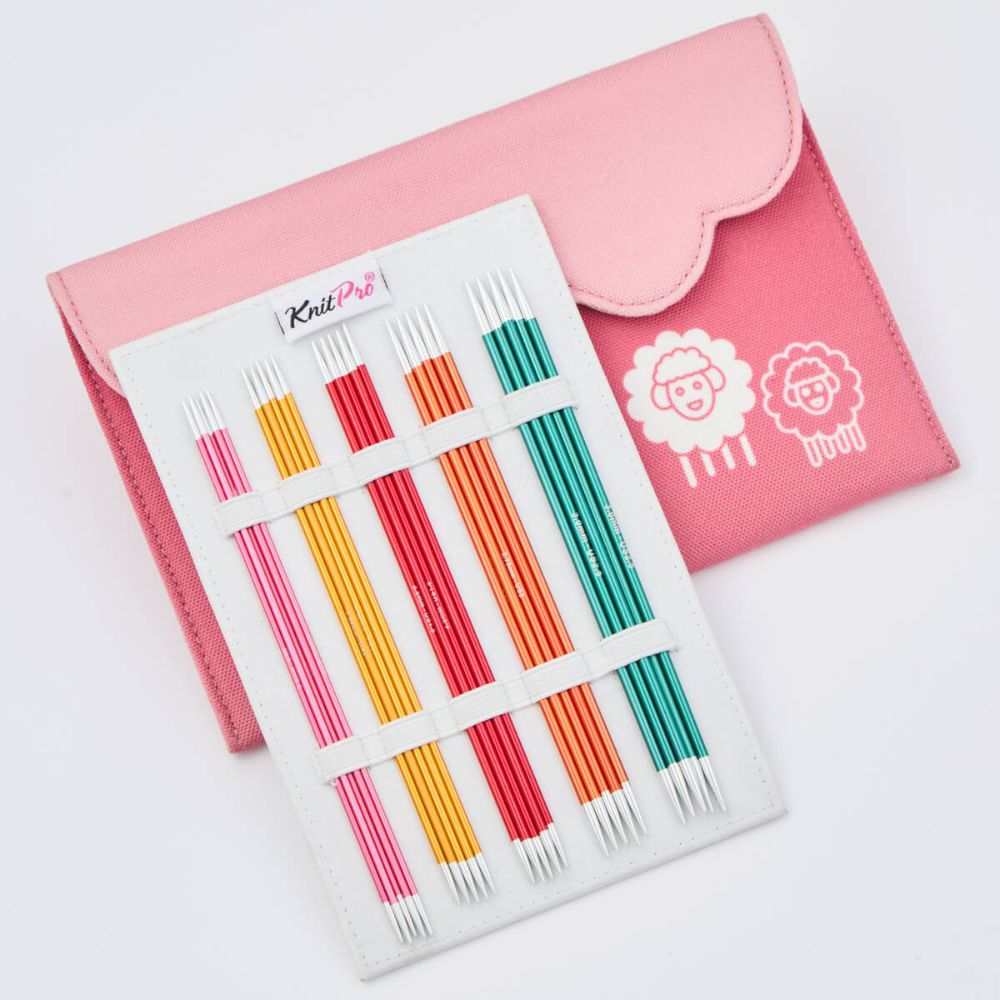 KnitPro Zing Double Point Needles Set-Needles & Accessories-Trendy Trims-15cm Set-Wild & Woolly Yarns