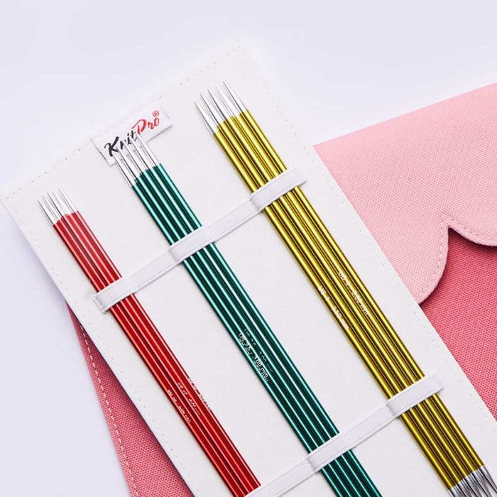 KnitPro Zing Double Point Needles Set-needles & accessories-Trendy Trims-15cm Set-Wild & Woolly Yarns