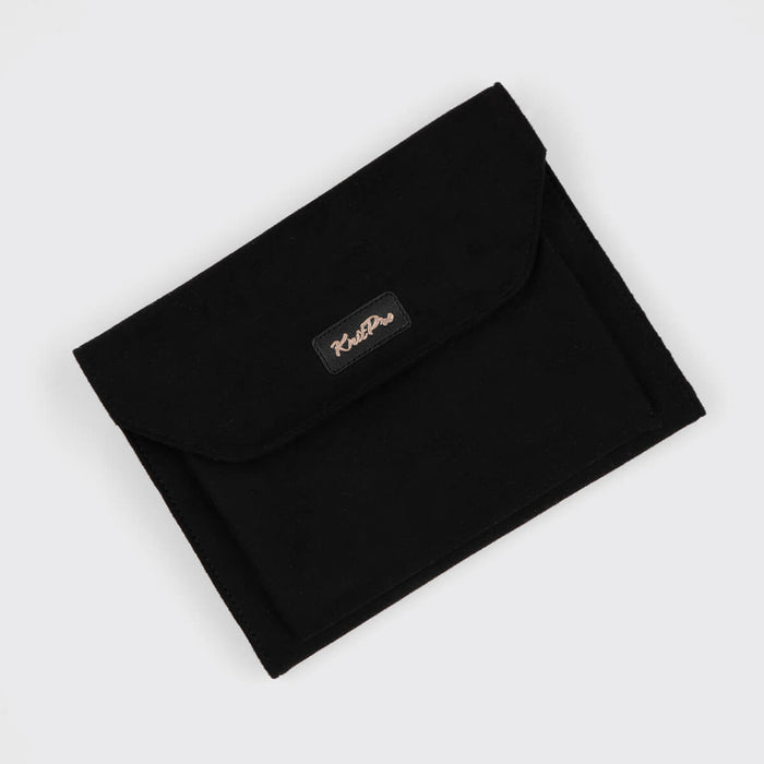 Knitpro Double Point Needle Case - Coal-needles & accessories-Wild and Woolly Yarns