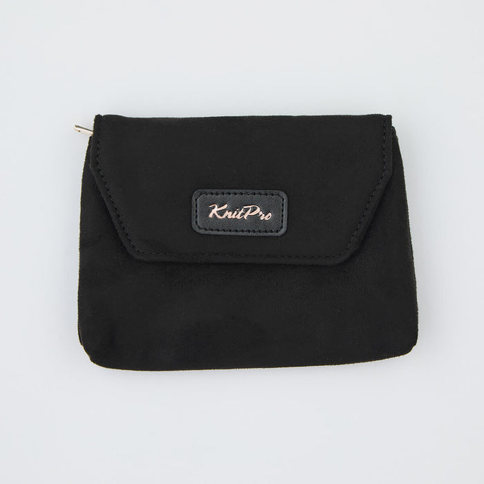 Knitpro Notions Pouch - Coal-needles & accessories-Wild and Woolly Yarns