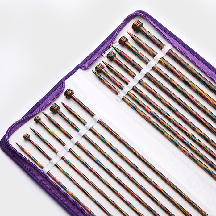 Knitpro Symfonie Single Point Needle Set - 30cm-needles & accessories-Wild and Woolly Yarns