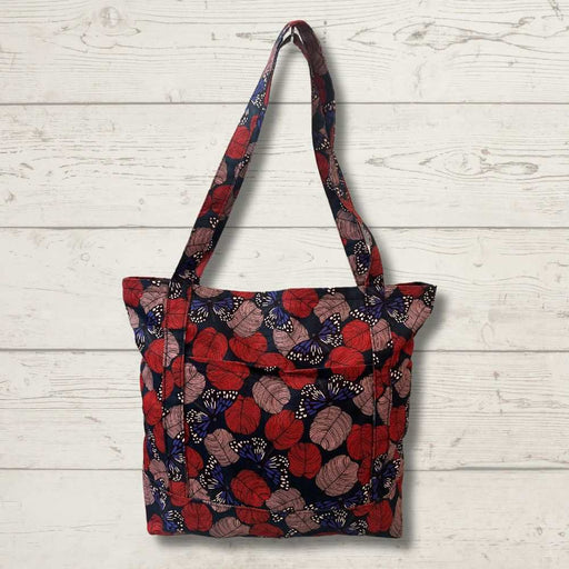 Knitting Bag - Blue Butterflies-needles & accessories-Wild and Woolly Yarns