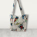 Knitting Bag - Cream with Birds-needles & accessories-Wild and Woolly Yarns