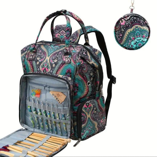 Knitting & Crochet Back Pack-needles & accessories-Wild and Woolly Yarns