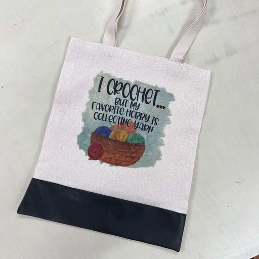 Knitting / Crochet Tote Bag - Crochet Yarn Collector-needles & accessories-Wild and Woolly Yarns