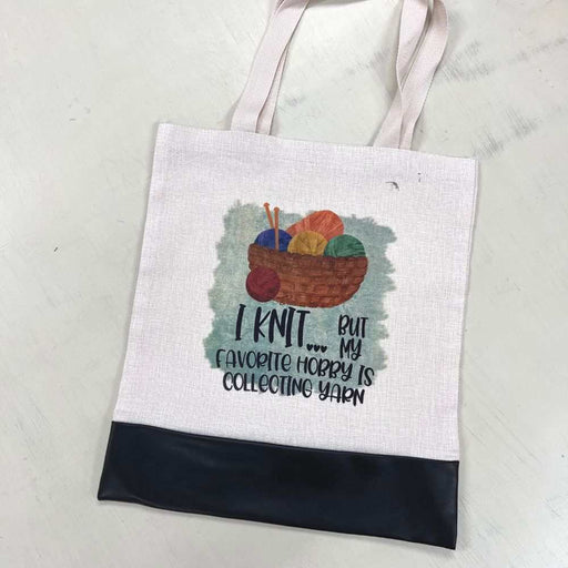 Knitting / Crochet Tote Bag - Knitting Yarn Collector-needles & accessories-Wild and Woolly Yarns
