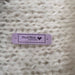 Leather Tag - Hand Made With Love (Flat)-needles & accessories-Wild and Woolly Yarns