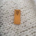 Leather Tag - Hand Made With Love-needles & accessories-Wild and Woolly Yarns