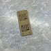 Leather Tag - Made With Love-needles & accessories-Wild & Woolly Yarns-Beige-Wild & Woolly Yarns