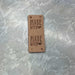 Leather Tag - Made With Love-needles & accessories-Wild & Woolly Yarns-Salmon-Wild & Woolly Yarns
