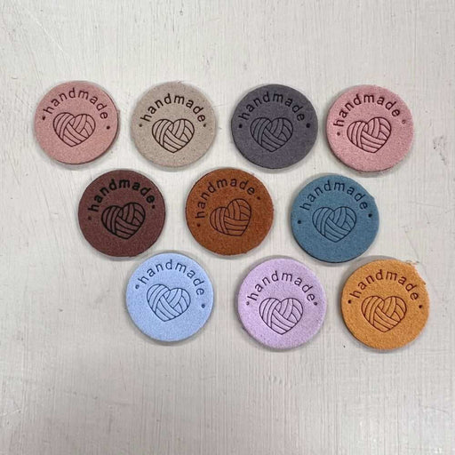 Leather Tag - Round Wool-needles & accessories-Wild and Woolly Yarns