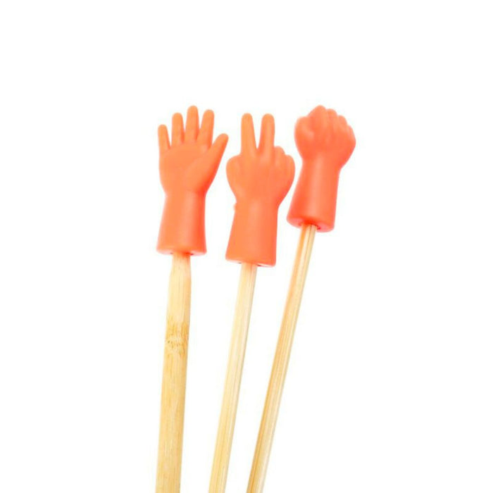 Point Protectors - Rock, Paper, Scissors (Set of 6)-needles & accessories-Wild and Woolly Yarns