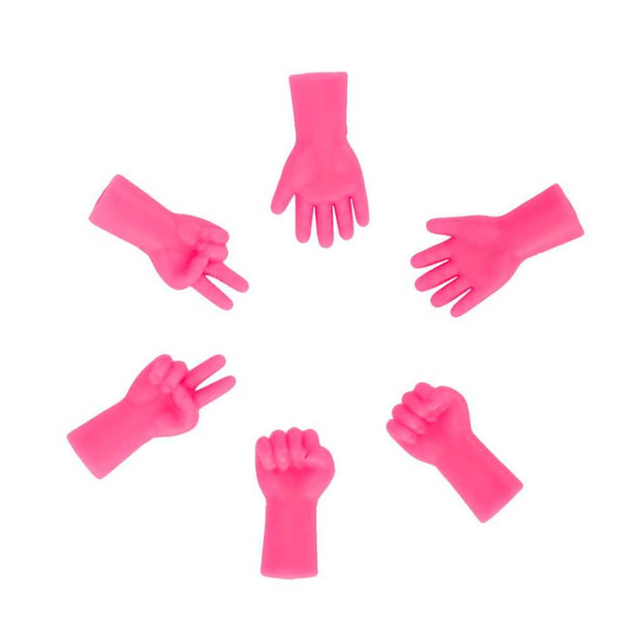 Point Protectors - Rock, Paper, Scissors (Set of 6)-needles & accessories-Wild and Woolly-Pink-Wild & Woolly Yarns