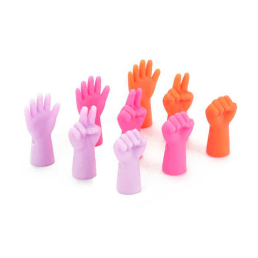 Point Protectors - Rock, Paper, Scissors (Set of 6)-needles & accessories-Wild and Woolly Yarns