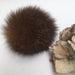 Possum Fur Pom Pom - Large-needles & accessories-Basically Bush-Big Kiwi Foxy 10 cm-Wild & Woolly Yarns