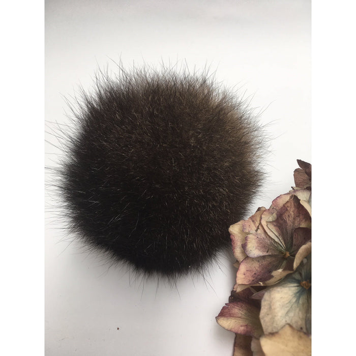 Possum Fur Pom Pom - Large-needles & accessories-Basically Bush-Big Kiwi Foxy 10 cm-Wild & Woolly Yarns