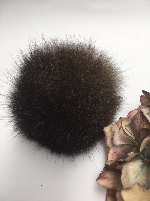 Possum Fur Pom Pom - Large-needles & accessories-Wild and Woolly Yarns