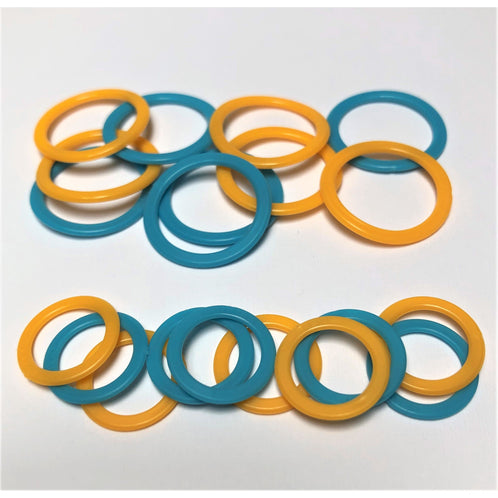Soft Jumbo Stitch Ring Markers (3108)-needles & accessories-Wild and Woolly Yarns