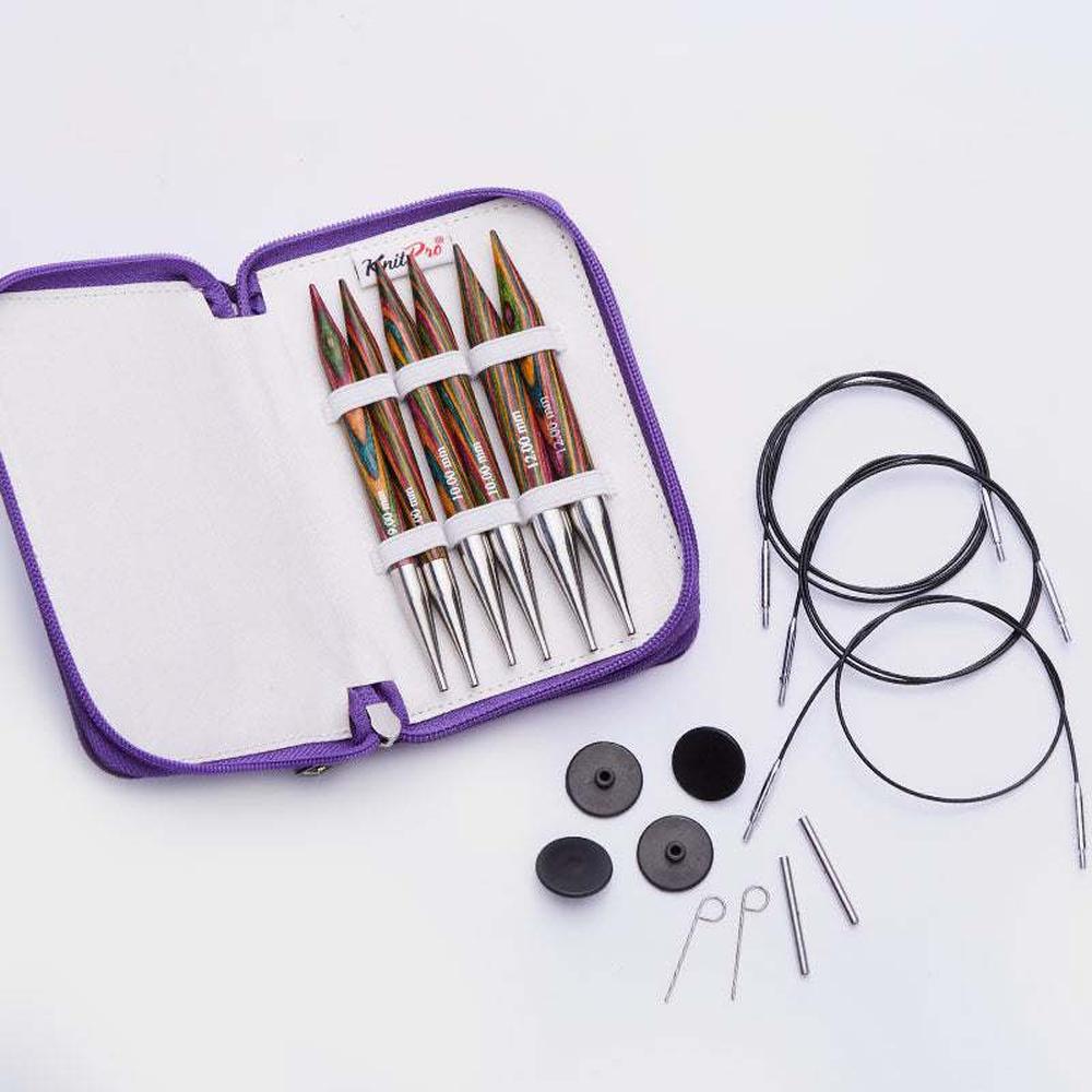 Symfonie Chunky Interchangeable Circular Needle Set-Needles & Accessories-Trendy Trims-Wild & Woolly Yarns