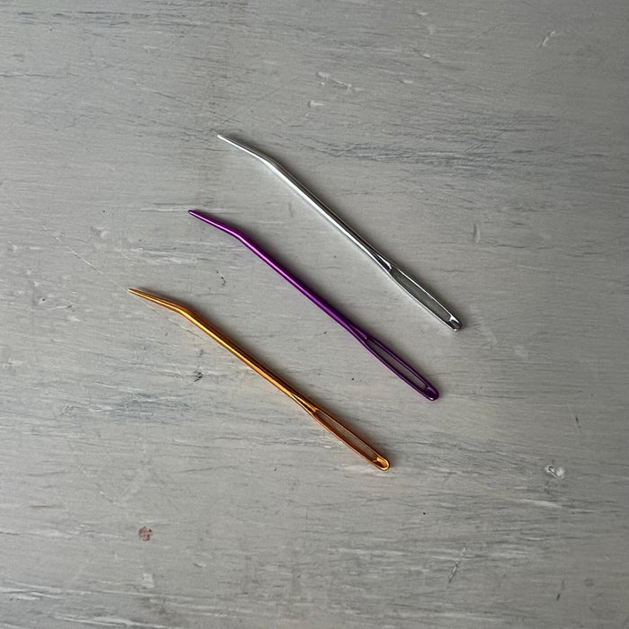 Tapestry Needles - Bent Tip (Set of 3)-needles & accessories-Wild and Woolly-Wild & Woolly Yarns