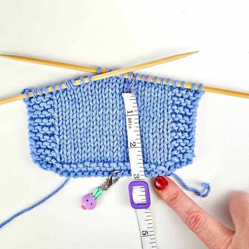 Work Until... Measuring Tape-needles & accessories-Twice Sheared Sheep-Blue-Wild &amp; Woolly Yarns
