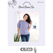Short sleeve top knitting pattern by Crucci, featuring textured design with ribbed details.