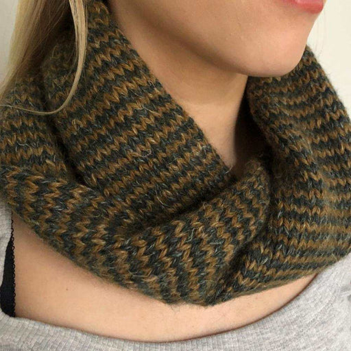 Twisted Tube Cowl Knitting Pattern (N1695)-Pattern-Wild and Woolly Yarns