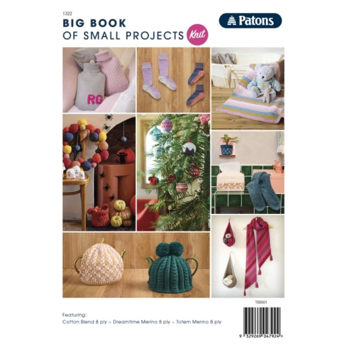 Big Book of Small Projects - Knit (1322)-Pattern Book-Wild and Woolly Yarns