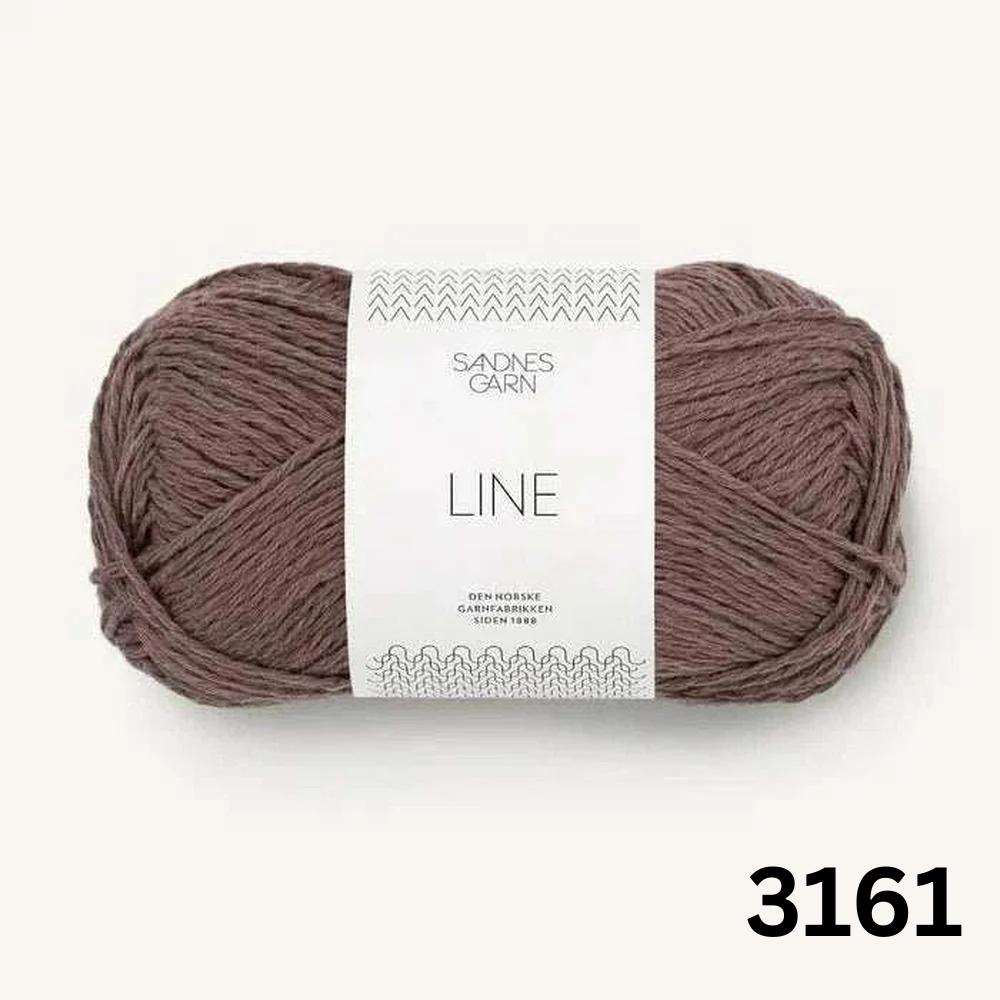 Sandnes Garn Line Acorn (3161) yarn colour for Anker’s Summer Shirt Knit Kit