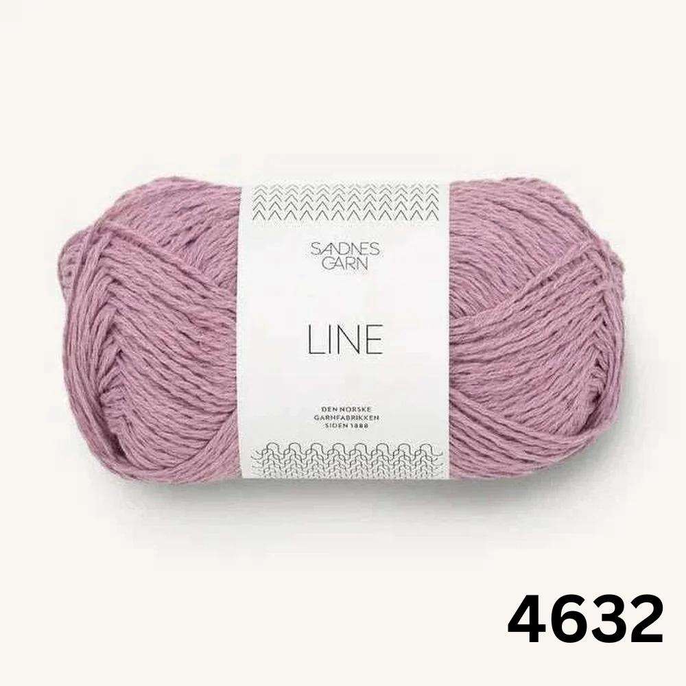Sandnes Garn Line Pink Lavender (4632) yarn colour for Anker’s Summer Shirt Knit Kit