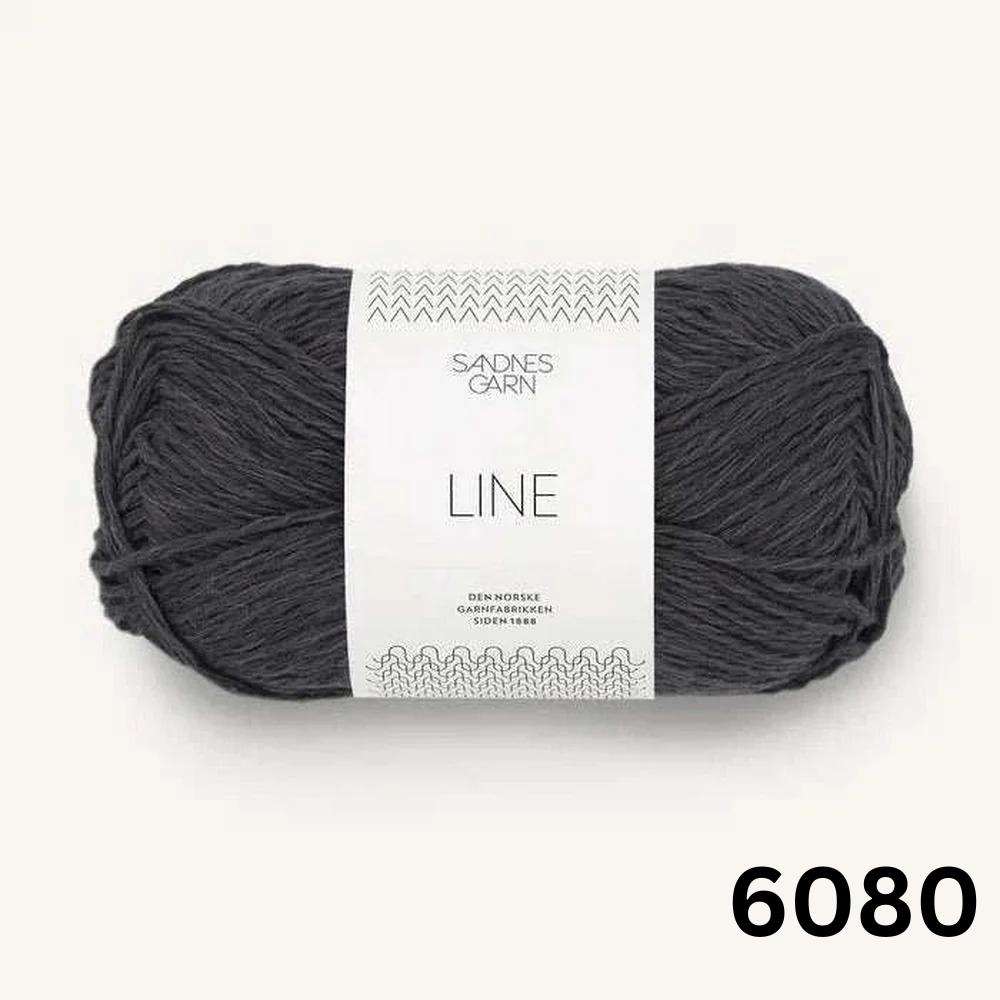 Sandnes Garn Line Slate (6080) yarn colour for Anker’s Summer Shirt Knit Kit