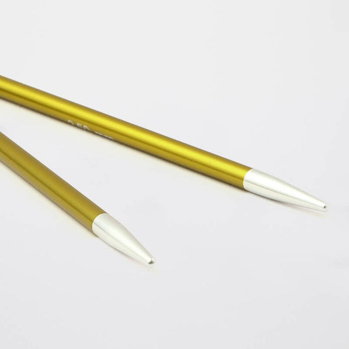 KnitPro Zing Special Interchangeable Needle Tips 10cm lightweight aluminium knitting needles with color-coded sizes