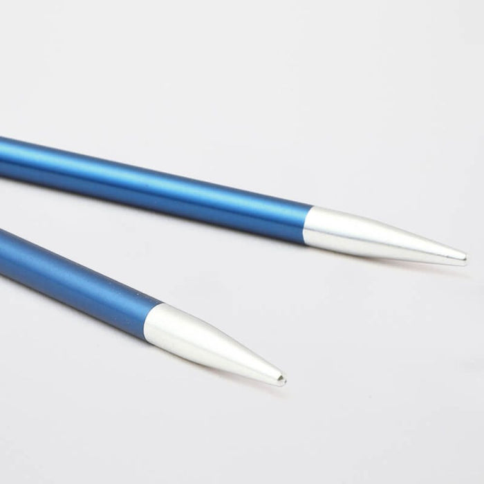 KnitPro Zing Special Interchangeable Needle Tips 10cm lightweight aluminium knitting needles with color-coded sizes
