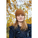 Front view of the textured golden-brown headband — Elizabeth Headband, Lisa F HC71.