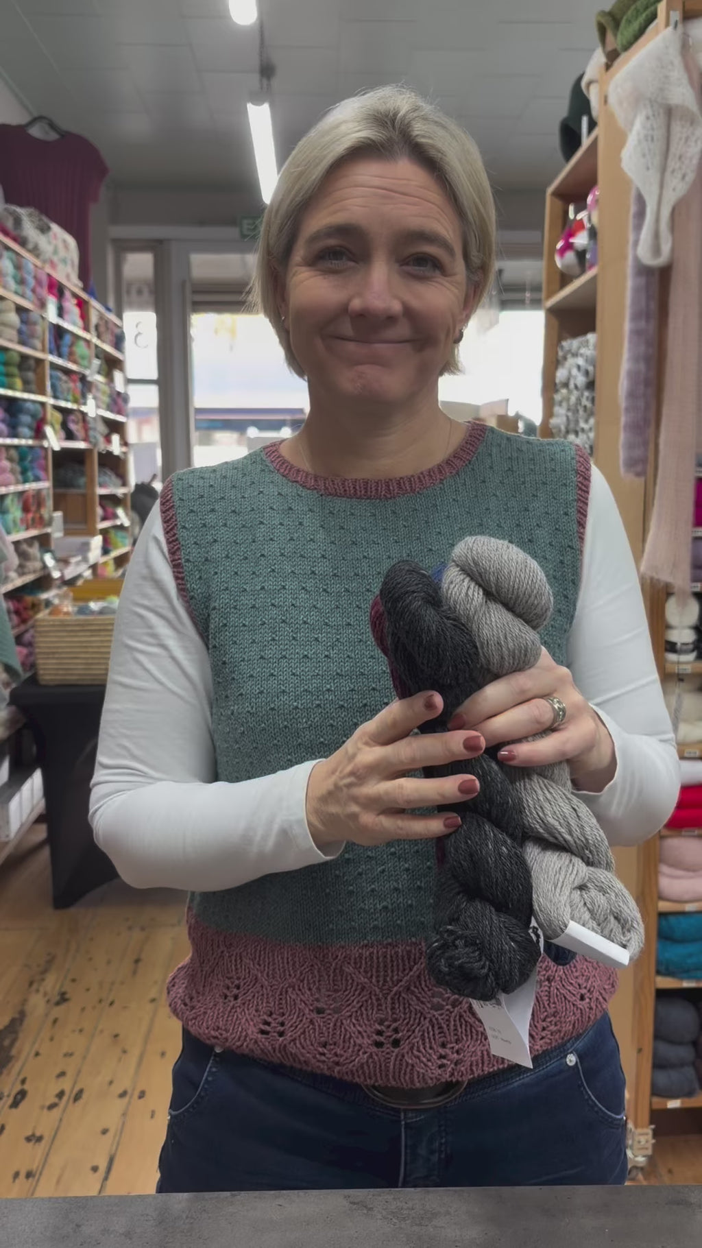 Chaska Andes Tweed yarn video