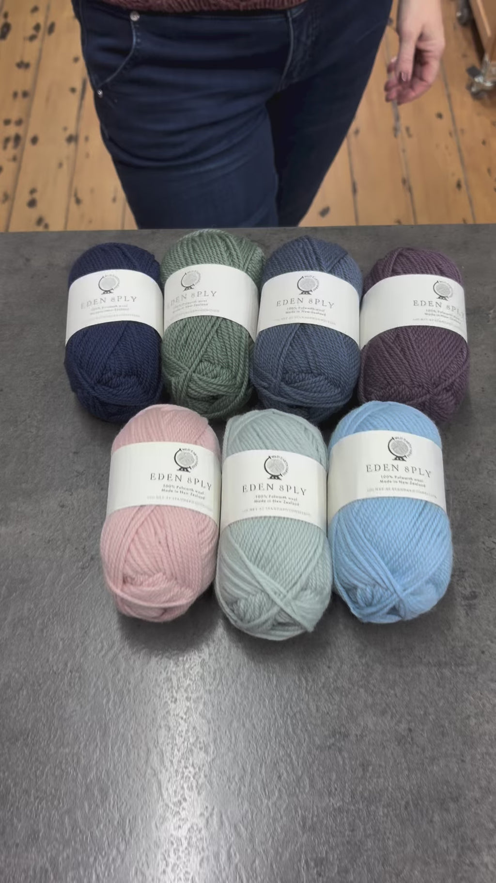 Wild Earth Eden 8 Ply yarn video
