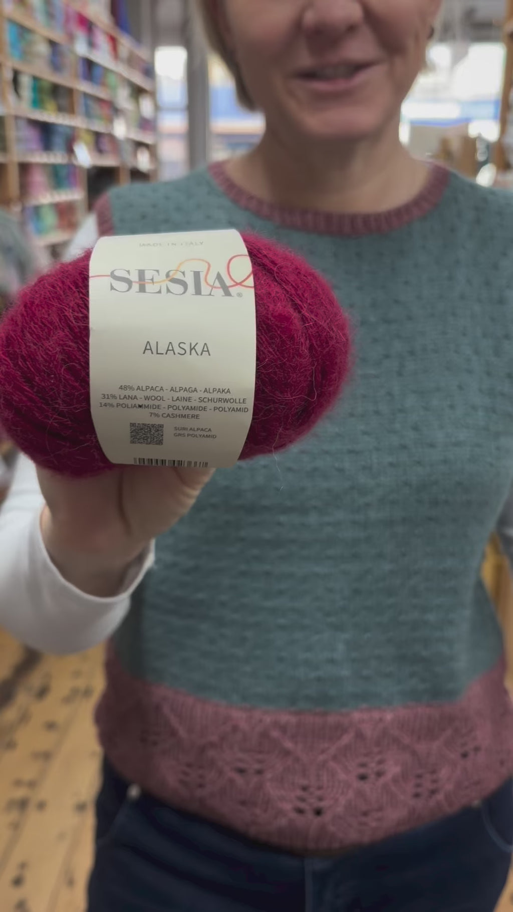 Sesia Alaska yarn video